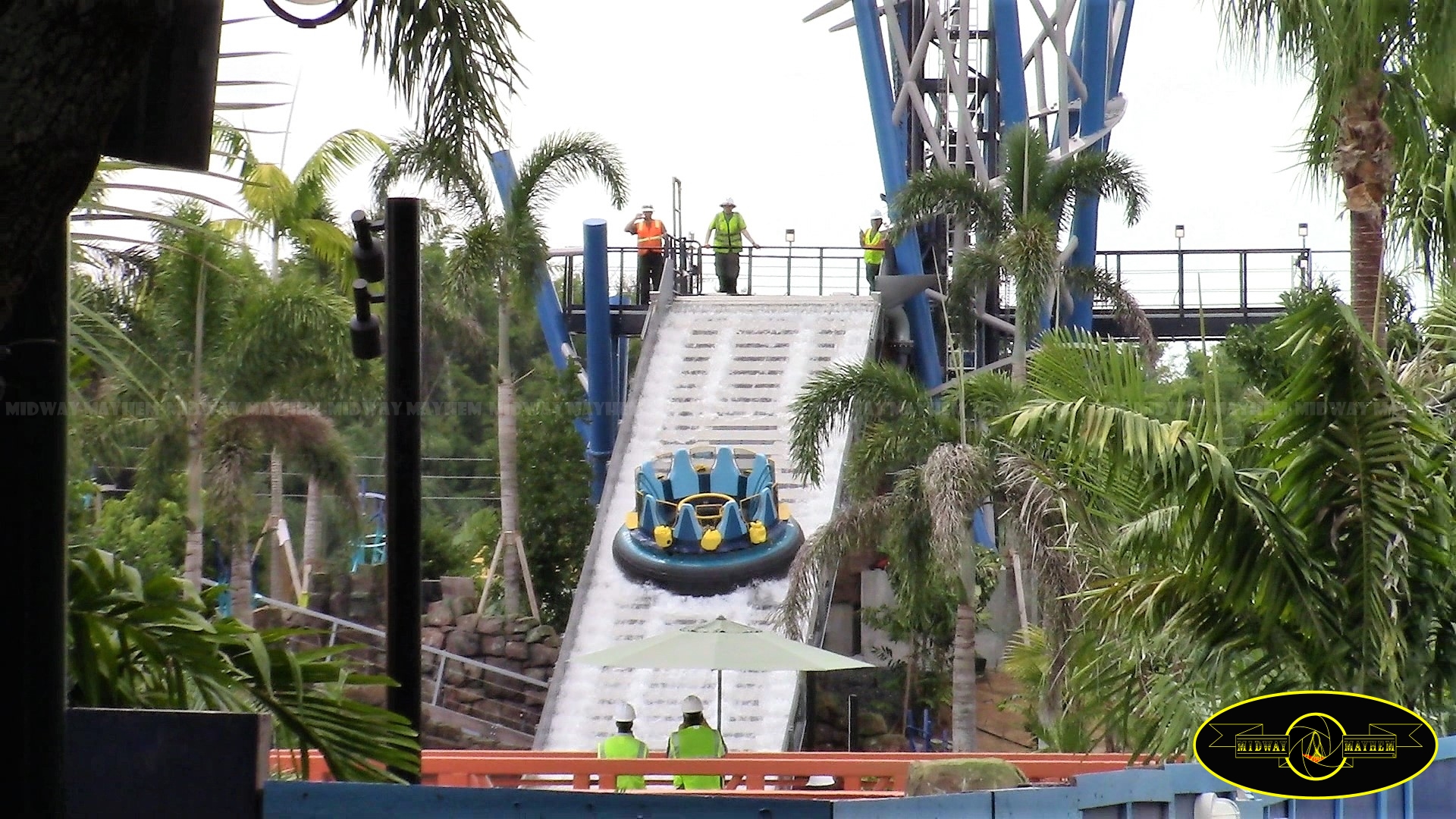 INFINITY FALLS RAFT / DROP TESTING (FIRST PUBLIC DISPATCH) SEAWORLD ORLANDO 8.8.18!!!