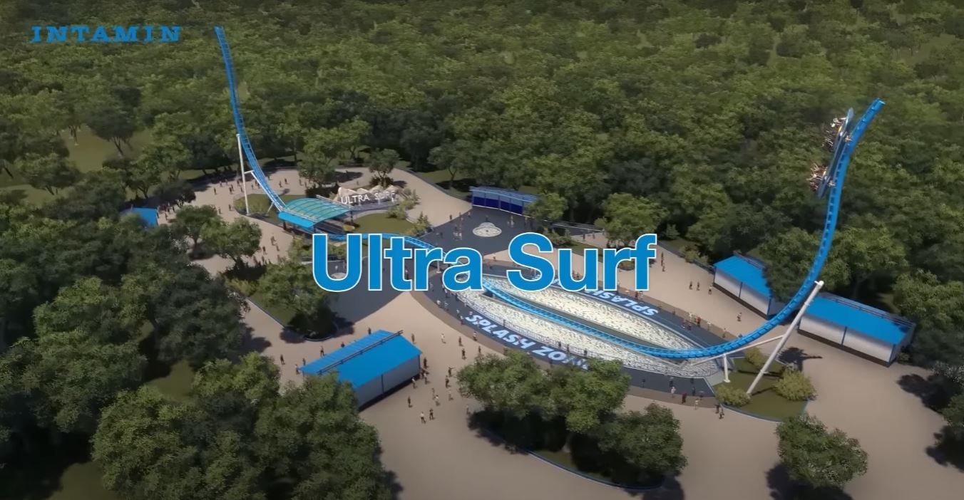 Six Flags Over Georgia New 2024 Ultra Surf Roller Coaster!