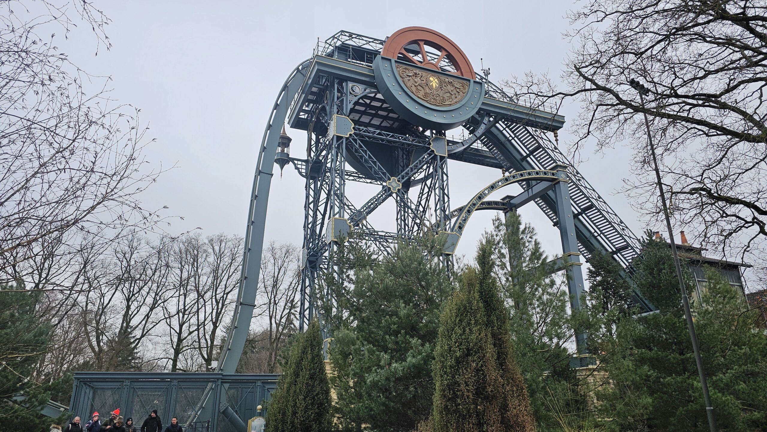 Baron 1898 Roller Coaster Front Row POV at Efteling