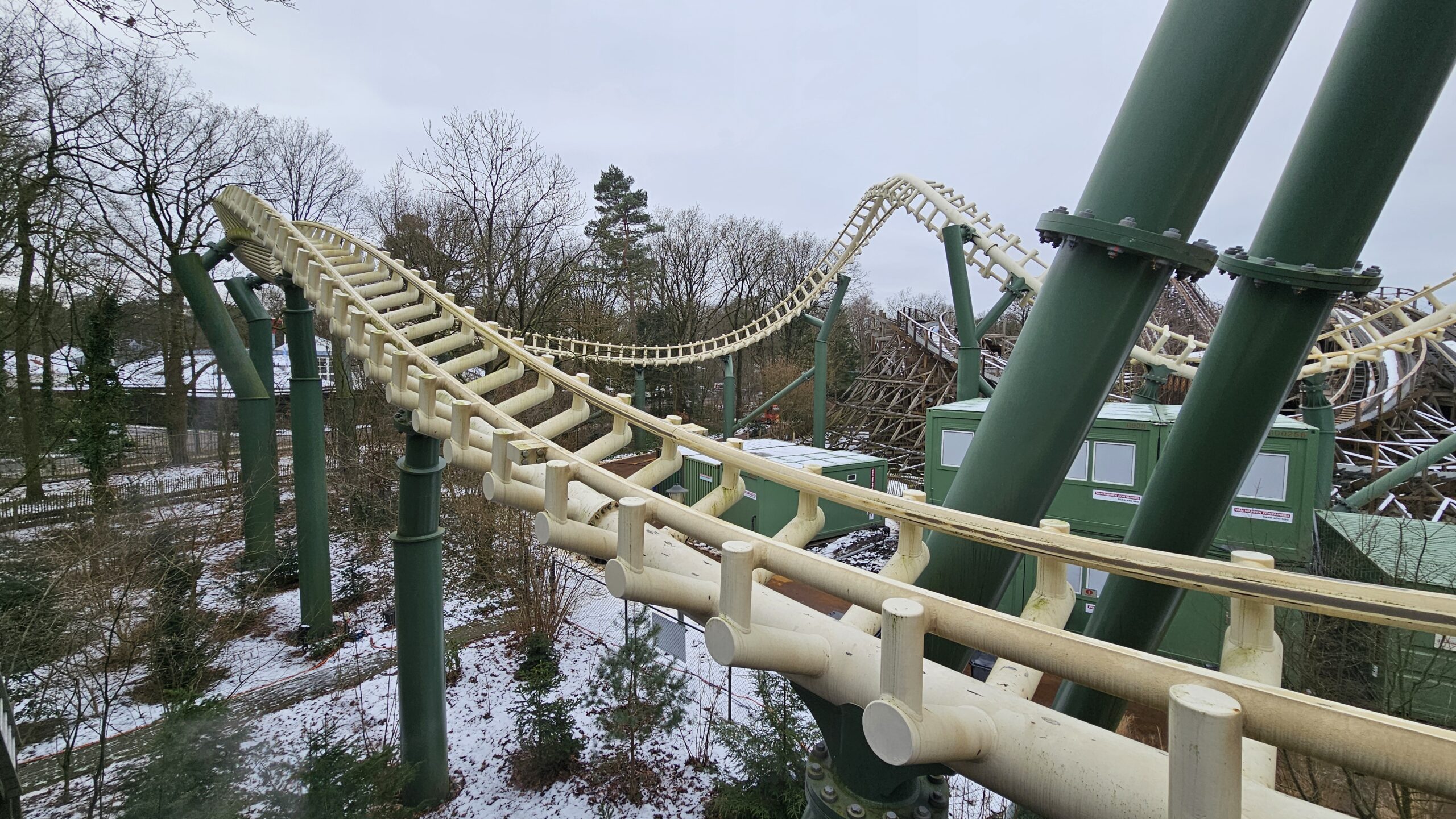 Python Roller Coaster Front Row POV at Efteling