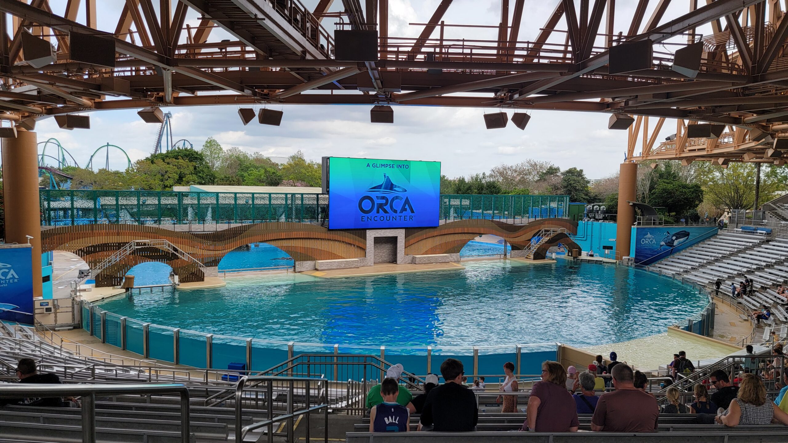 SeaWorld Orlando Penguin Trek Roller Coaster / General Park Construction Update 3.6.24