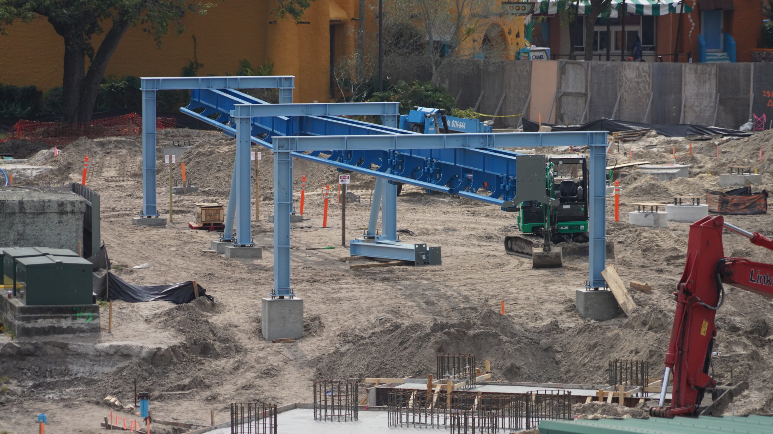Busch Gardens Tampa Bay Phoenix Rising Roller Coaster Construction / General Park Update 2.29.24